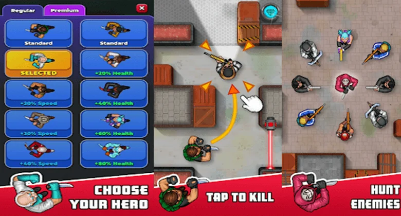 choose the hero hunter assassin apk