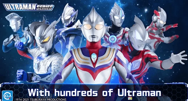 with hundreds of ultraman mod apk