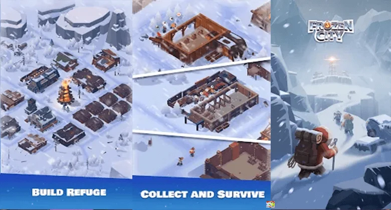 Unlimited Wood frozen city mod apk